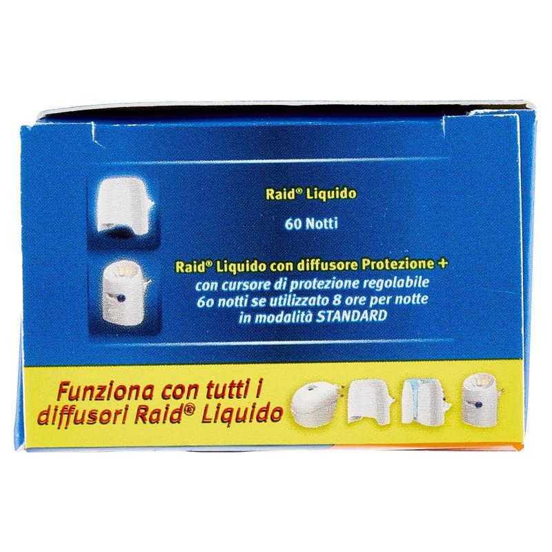 Raid insecticide liquide moustique recharge fleur d'orange 60 nuits