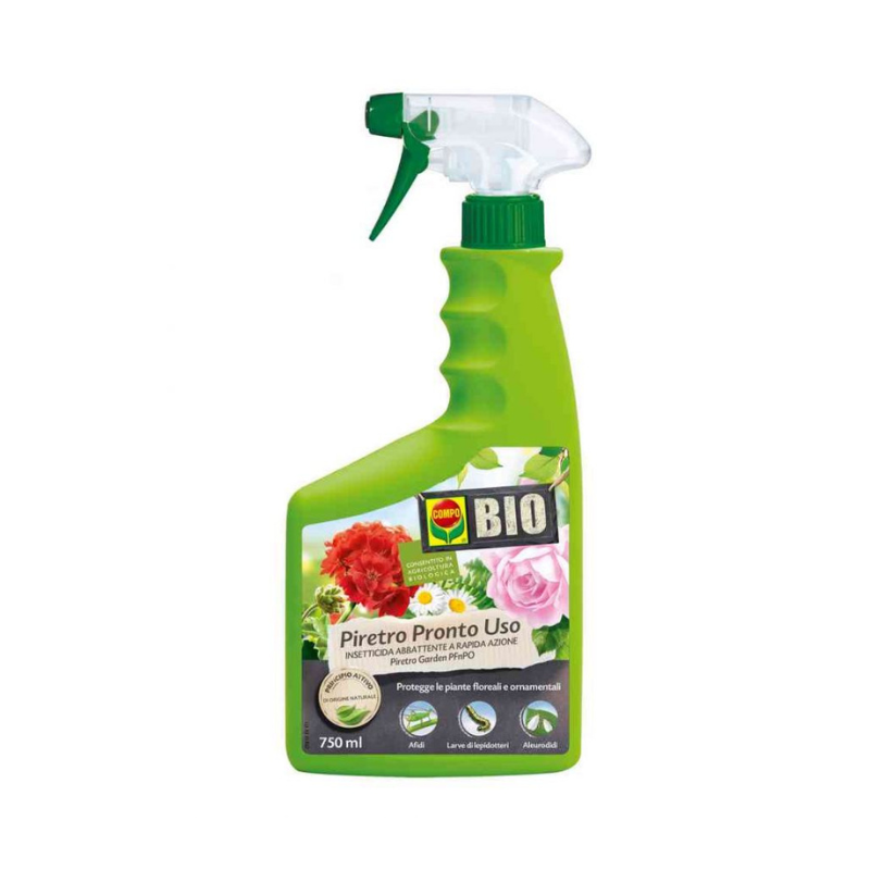 Compo bio piretro ready use insecticide pfnpo for plants 750 ml