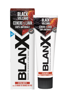 Blanx Zahnpasta Black Vulcano Asche und Lava 75 ml