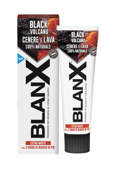 Blanx toothpaste Black Volcano ash and lava 75 ml