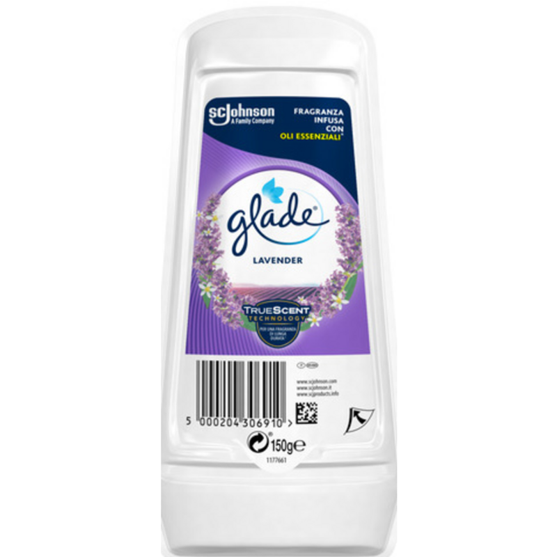 Glade absorbirajo absorberje za dom in garderobne dišave sivke 150g