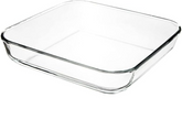 Square glass baking dish 18x18x5cm