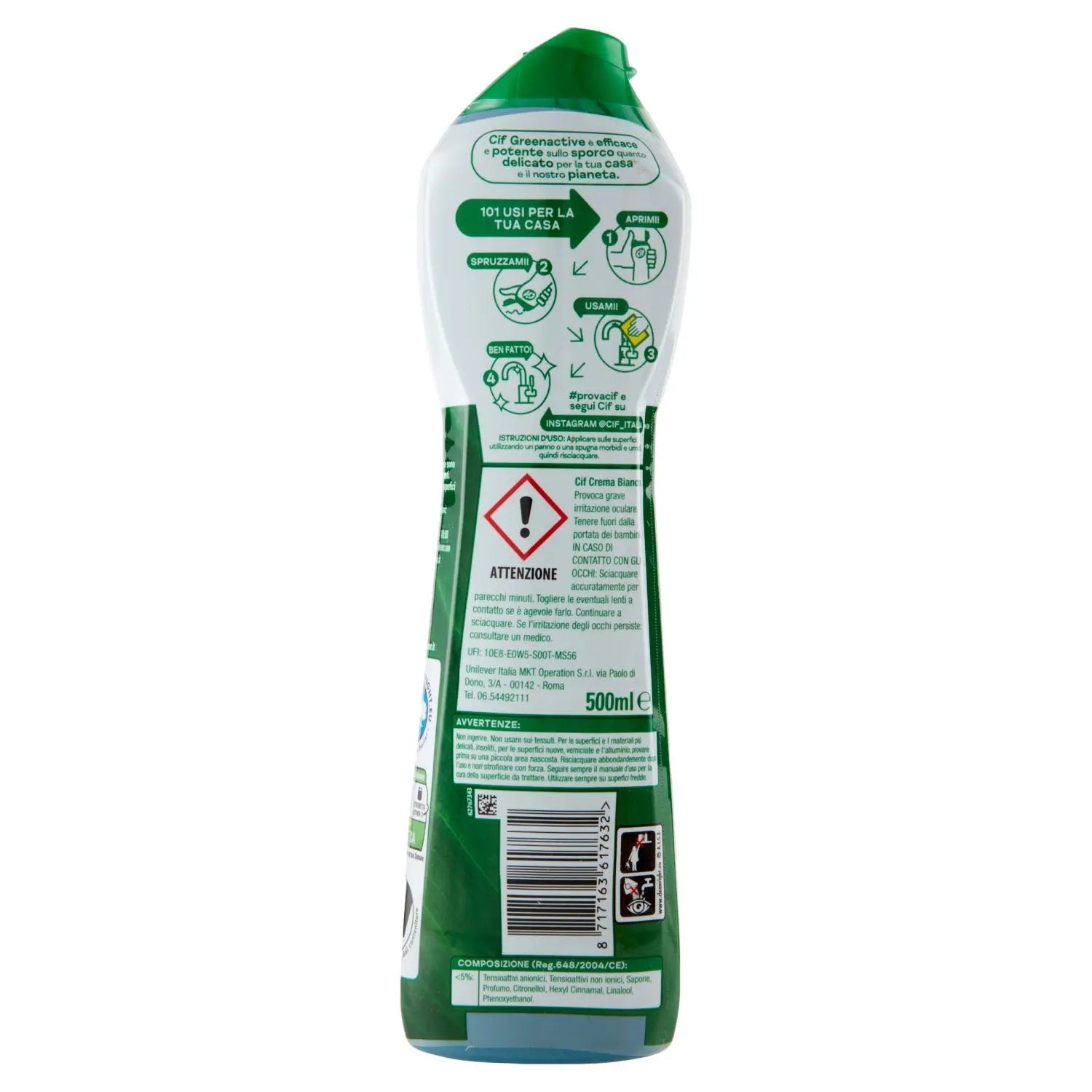 Cif Greenactive Crema 500 ml