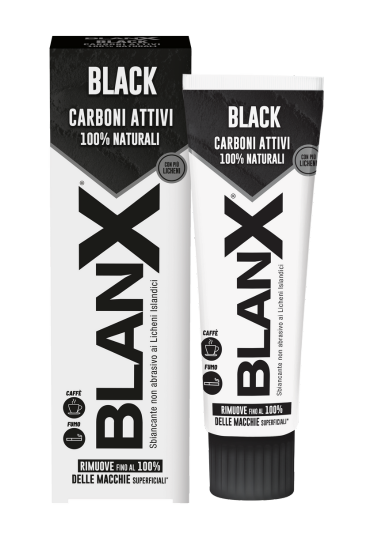 „Blanx“ dantų pastos juoda karboni aktyvi 75 ml