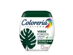 Italian coloring green forest coloring for 350g fabric