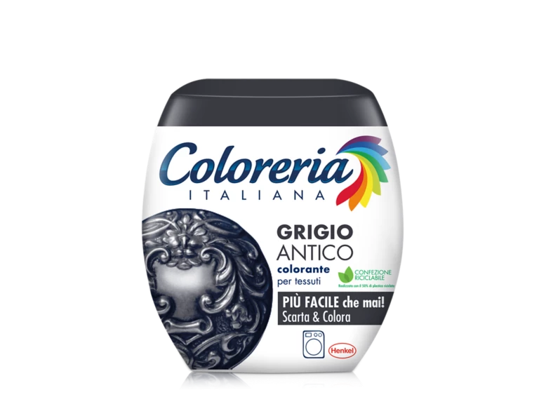 Italiaanse coloria oude grijze kleur voor 350 g stof