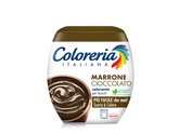 Colorado italiano para colorear de chocolate marrón para tela de 350 g