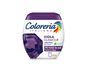 Italienisch Colorria Viola Glamourfarbe für 350 g Stoff