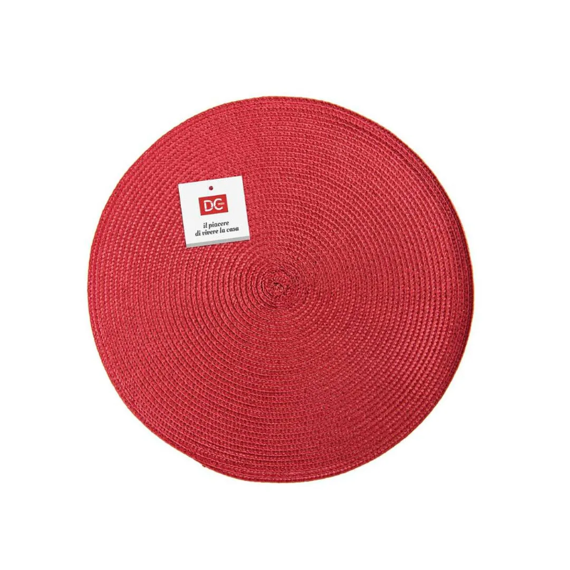 Amerikaanse PVC Tondagliette Ø 38cm - rood