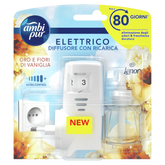 Difuzor electric Ambipur + reîncărcare de aur și flori de vanilie 20 ml durează până la 80 de zile