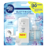 Ambipur Elettrico Diffusore + Ricarica Liquida Risveglio Primaverile 20 ml