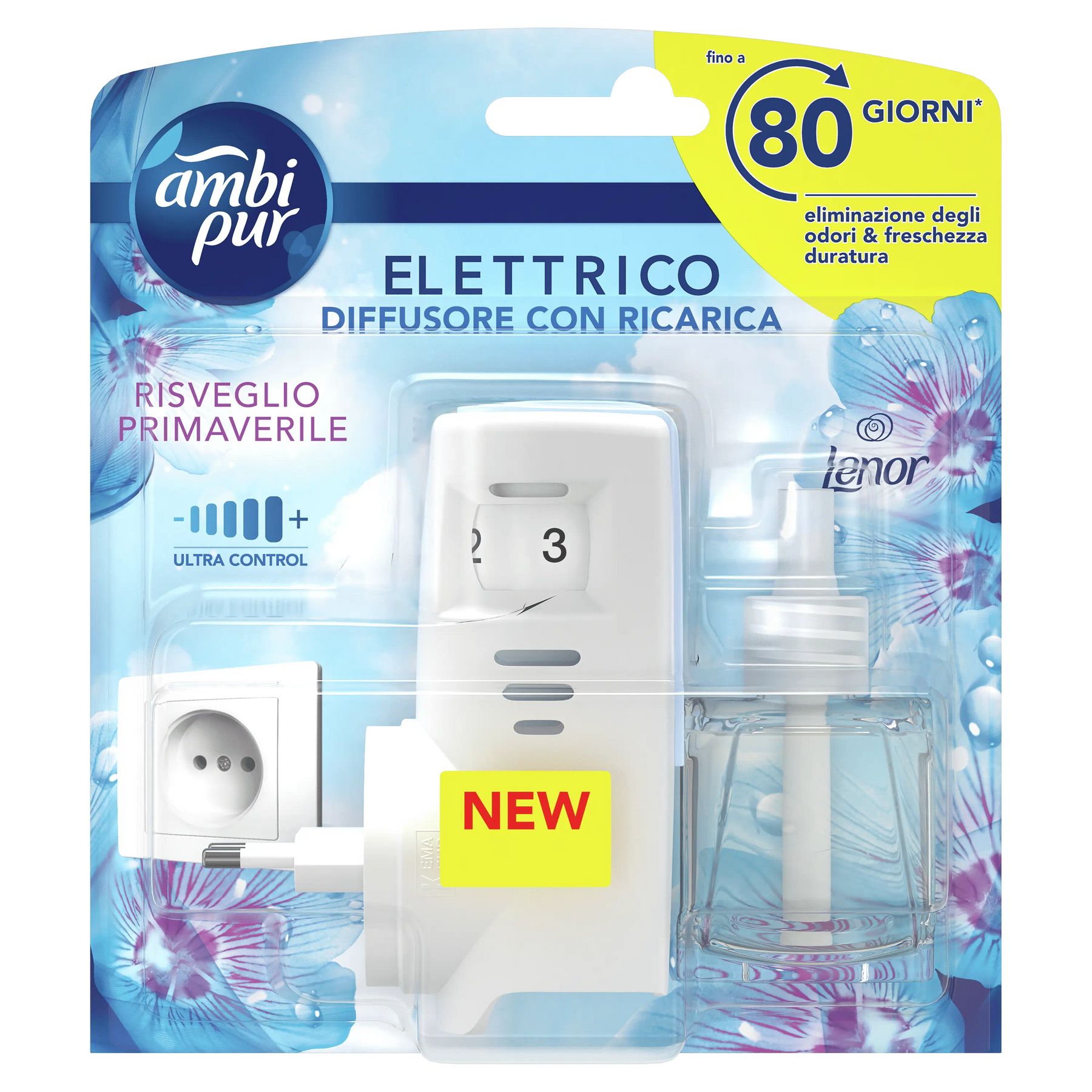 Palestrante elétrico Ambipur + Liquid Recarge Spring Awakening 20 ml