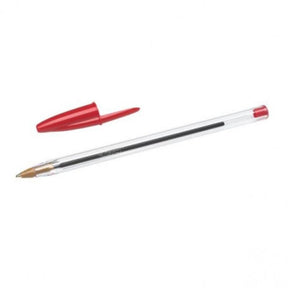 Bic Cristal Original Penna A Sfera Punta 1 Mm Tratto Medio Rosso 1 Pz