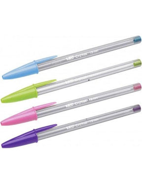 Bic Cristal Fun Penne A Sfera Punta 1,6 mm Colori Assortiti 20pz