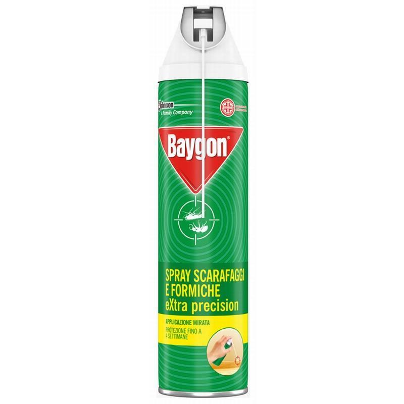 Baygon Verde Extra Précision Spray Scarafaggi et fourmis 400 ml