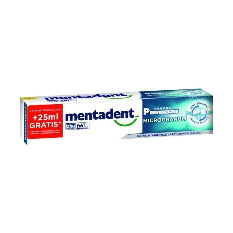 Mentadent dentifr.microgrogranuli ml.75+25