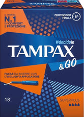 „Tampax & Go“ interjero absorbentas super plius 18 vnt.