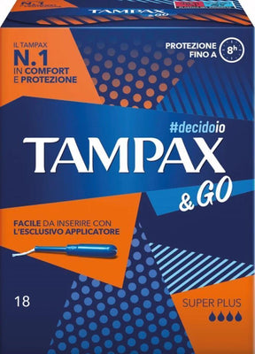 Tampax & GO Interior absorbent Super Plus 18 pcs