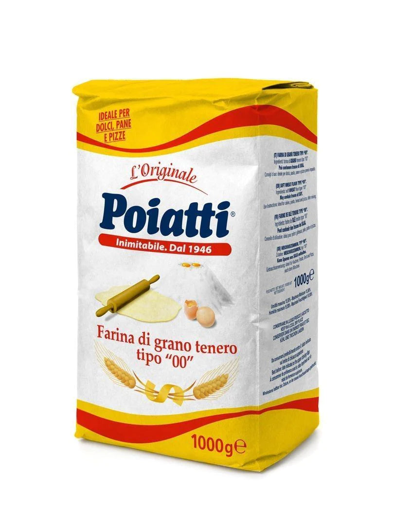 Poiatti soft wheat flour type 00 1000 gr