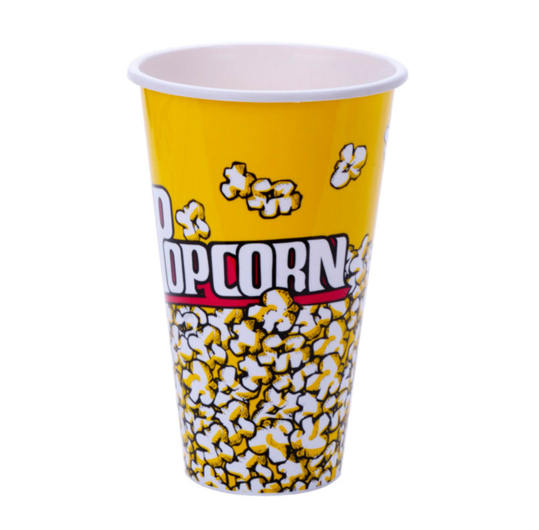 Plastic popcorn basket -ø12cm
