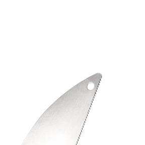 Nóż podwójny stalowy dla kiwi - 15 cm