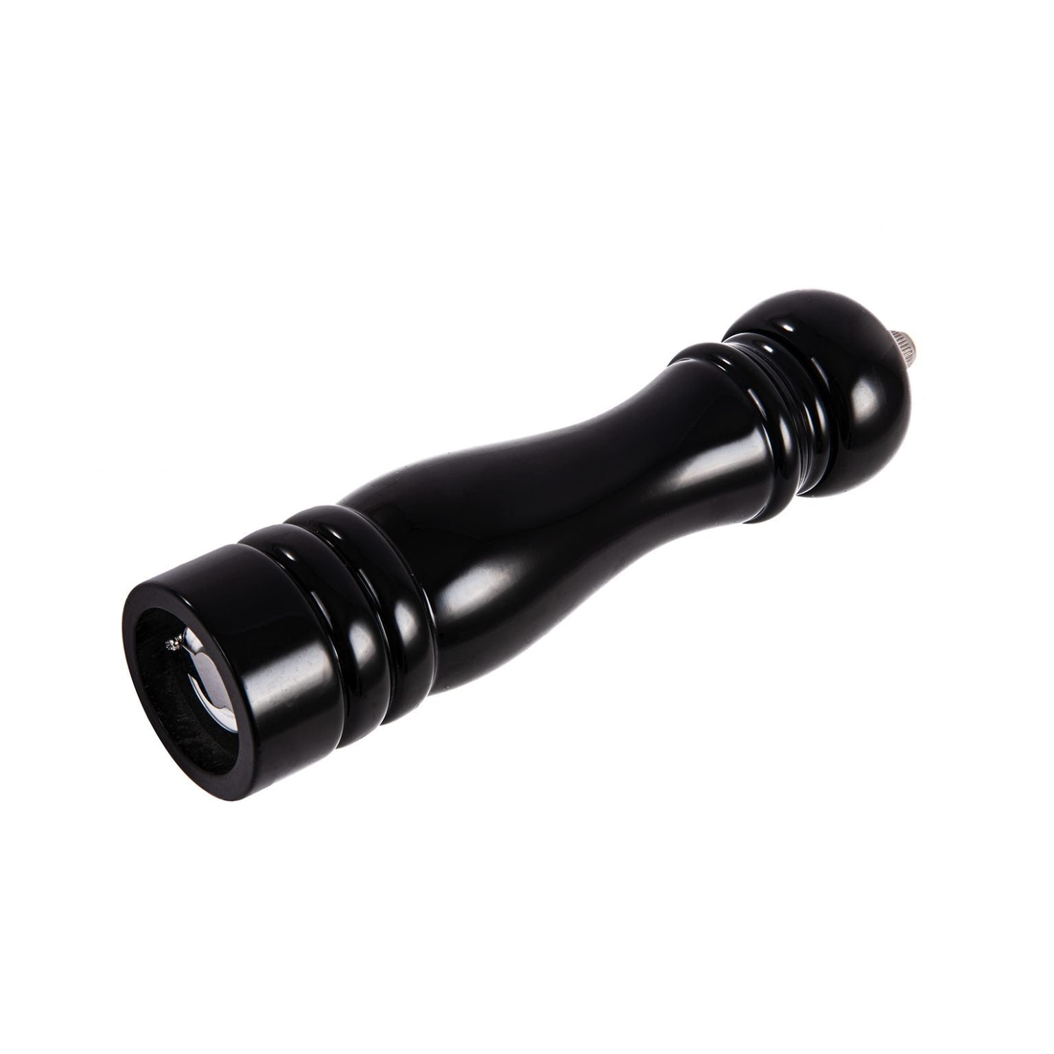 Mlinček za poper z nastavljivim keramičnim mlinčkom - črn 21,5 cm