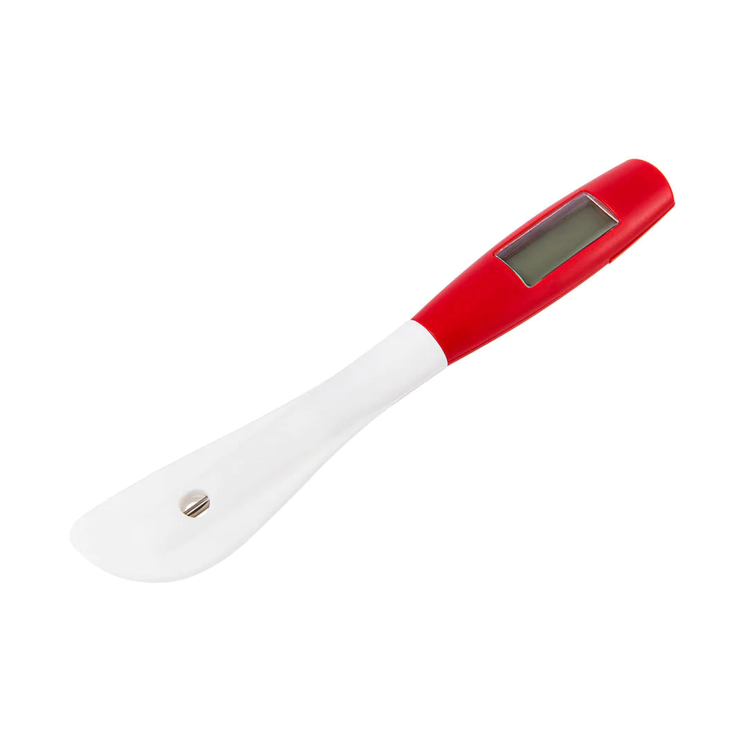 Digitális konyhai hőmérő cserélhető szilikon spatula - 25 cm