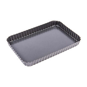 Rectangular tart mold with removable bottom - 31.5x21.5cm