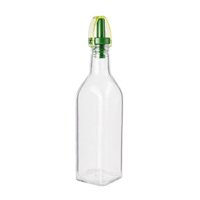 Glazen fles met olie- of azijndispenser - 250 ml