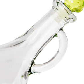 Glas ampul dekoreret til olie med skruehætte - 500 ml