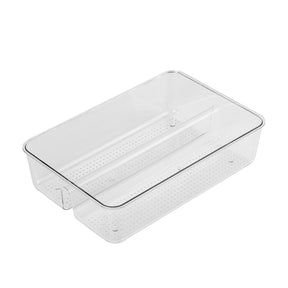 Transparent plastic container for fridge -23x15.4cm