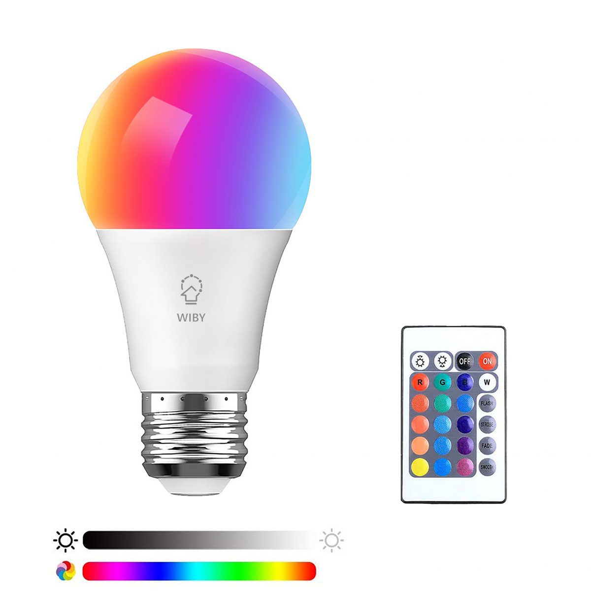 8W 806 Lumens zatemnljiva pametna žarnica z aplikacijo, združljiva z Google in Alexa