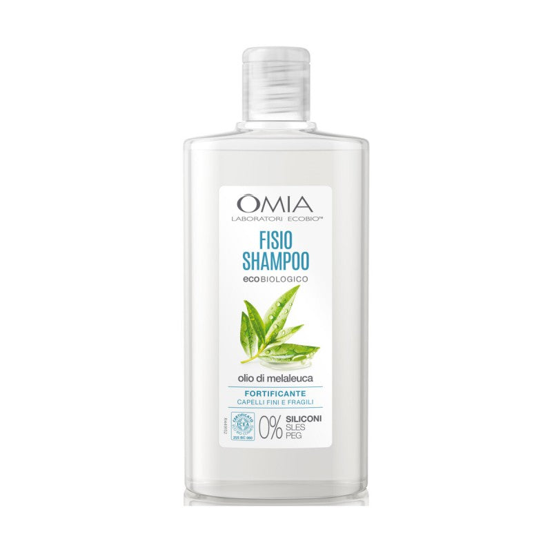 Omia Fisio Ökobiologisches Shampoo Teebaumöl 200 ml Stärkend
