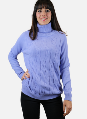 Maglione Da Donna A Collo Alto Con Dettaglio Intrecciato