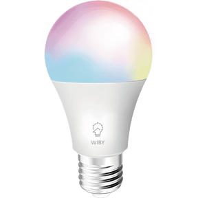 Intelligent 12W light bulb of 1320 dimmable lumen with application compatible with Google and Alexa