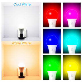 8W 806 Dimerable bombilla de luz con aplicación compatible con Google y Alexa