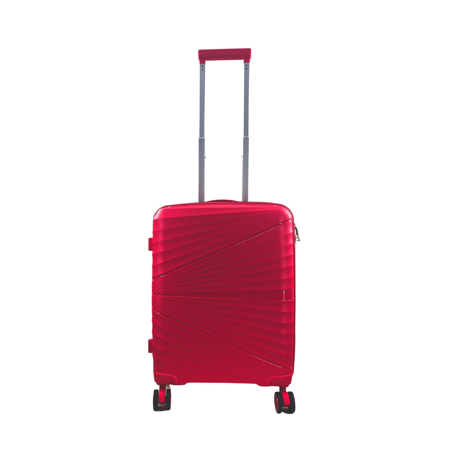 Håndbagage i blød polypropylenlys 55x40x25cm med held TSA Lille sommervogn høj kvalitet lys kvalitet