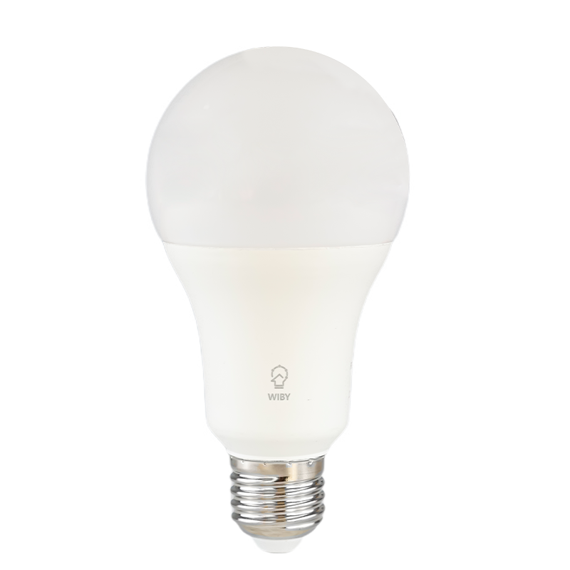 Intelligent 11W light bulb of 1055 dimmable lumen with compatible application with Google and Alexa