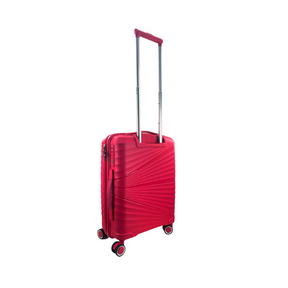 Håndbagage i blød polypropylenlys 55x40x25cm med held TSA Lille sommervogn høj kvalitet lys kvalitet