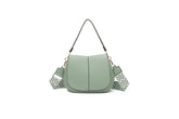 GeoEleganza - Bolso de Hombro con Correa Geométrica 27 x 22 x 9 cm