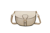 Sottile - Faux Leather Shoulder Bag with Strap 24 x 18 x 8.5 cm