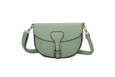 Sottile - Faux Leather Shoulder Bag with Strap 24 x 18 x 8.5 cm