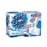 Spic&Span Wc Tavoletta Profumata Igienizzante 4 Pz Aria Marina Prodotti pulizia water