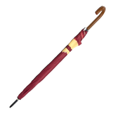 Ombrello Classico  con Apertura Automatica - Manico Curvo in Legno e Ampia Apertura