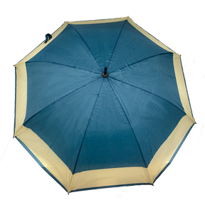 Klasický deštník s automatickým otevřením - křivka dřevěná rukojeť a široký otevření