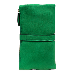 Just Glamour Portafoglio Designer con Zip e Compartimenti Funzionali