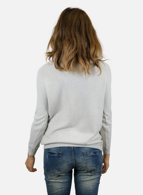 Maglione Da Donna A Collo Alto Con Dettaglio Intrecciato