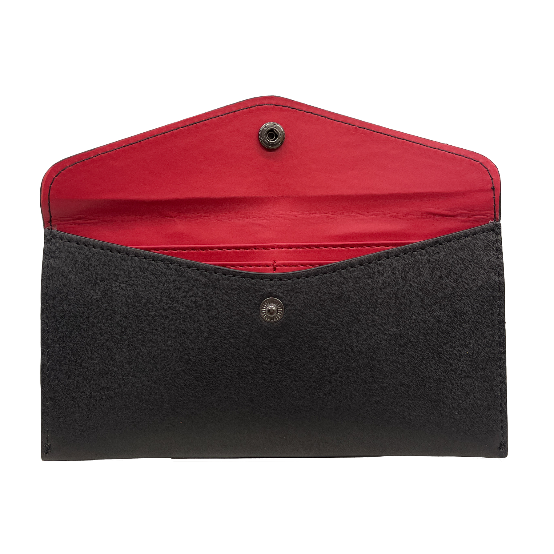Ženski vitki portfelj u pravoj koži s zatvaračem gumba 19.2x10x6cm