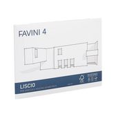 Favini 4 - Blocco Album Disegno Liscio 20 Fogli 220 Gr 24x33 Cm