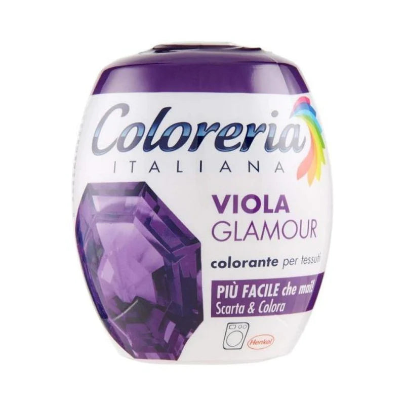 Nuova Coloreria Italiana Colorante Tessuti Viola Glamour Detergenti per lavanderia